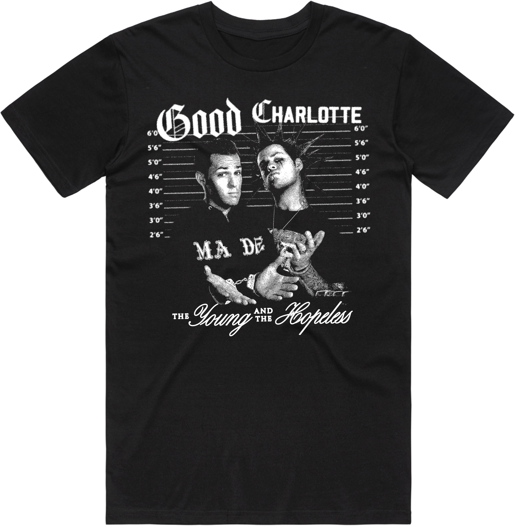Old School Mugshot T-Shirt – Good Charlotte