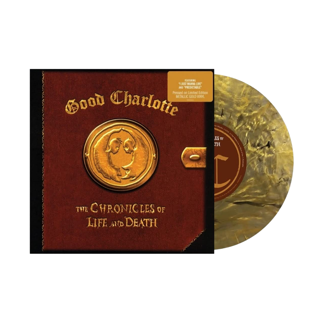 Good Charlotte 'The Chronicles Of Life And Death' LP (Metallic Gold Vinyl)