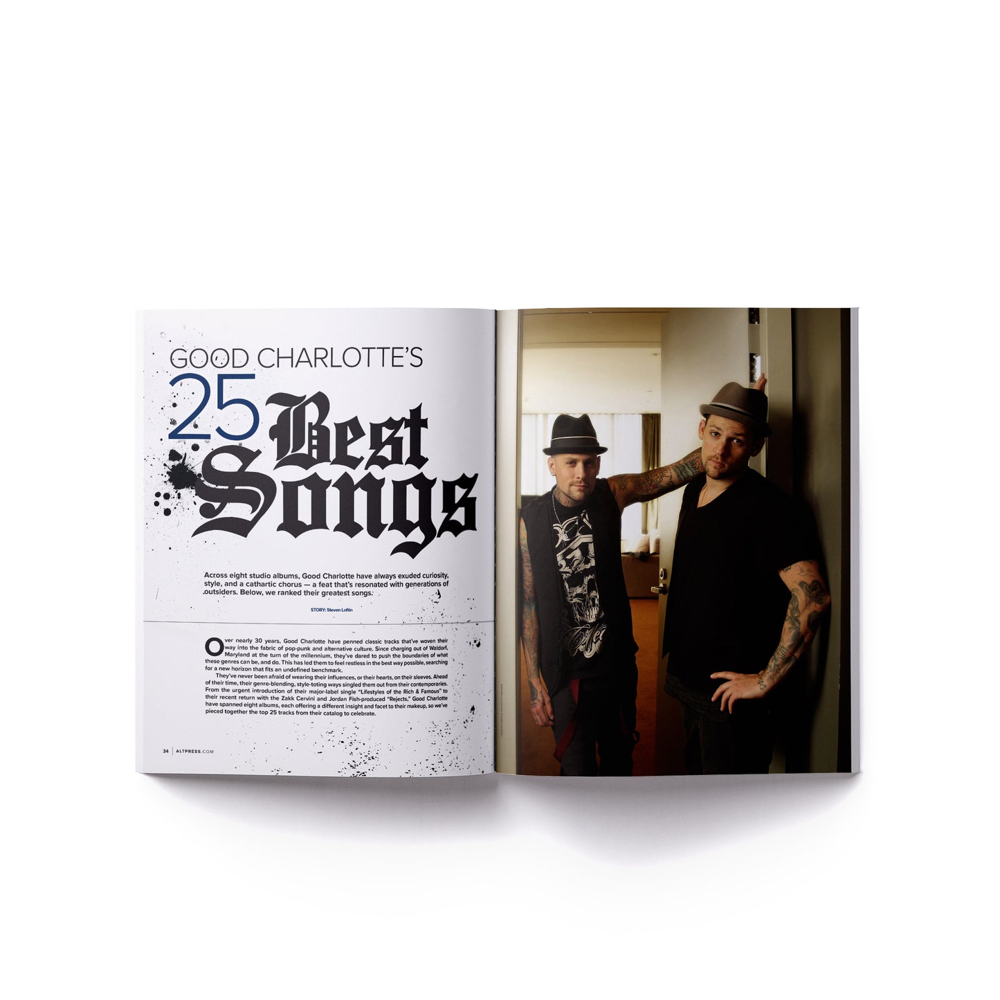 Good Charlotte 'The Young And The Hopeless' LP (Exclusive — Limited to 250, Green/Clear/Black Tri-Color Vinyl) + ALT PRESS SPECIAL COLLECTOR’S EDITION MAGAZINE