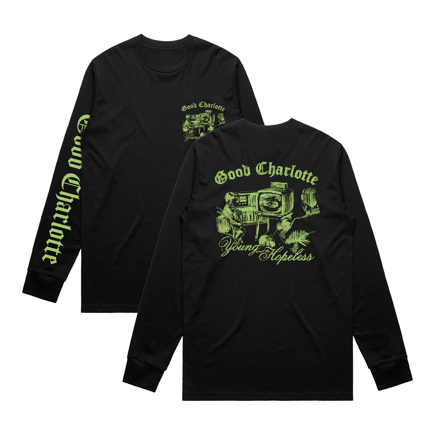 Limited Edition Reimagined The Young and The Hopeless Long Sleeve