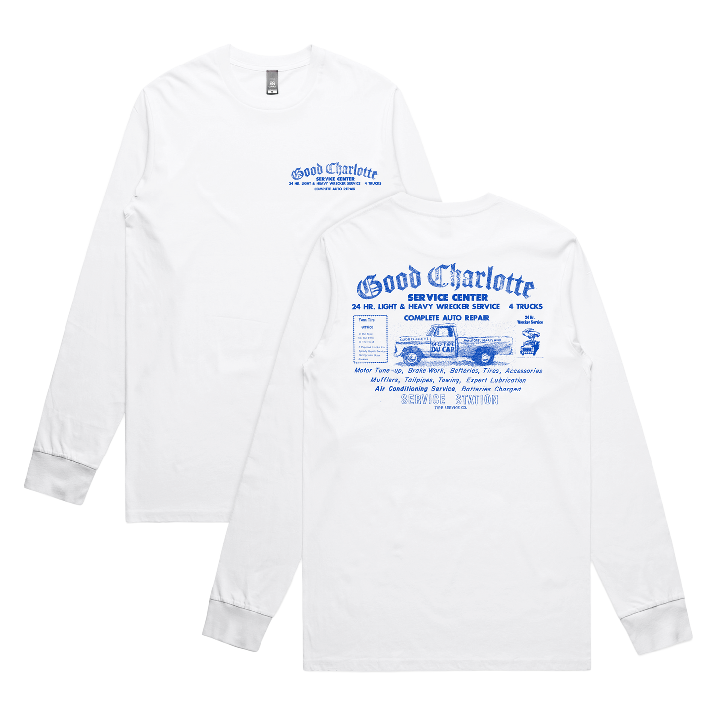 Motel Du Cap Service Center Pickup Long Sleeve T-Shirt (LIMITED TO 100)
