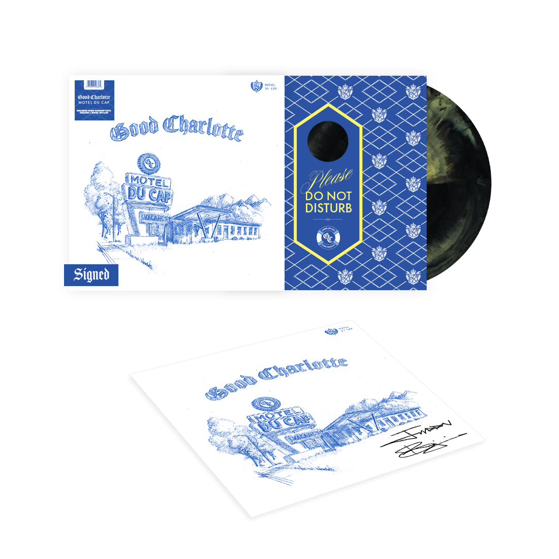 Good Charlotte 'Motel Du Cap' LP (Limited Edition — SIGNED Green Midnight Vinyl)