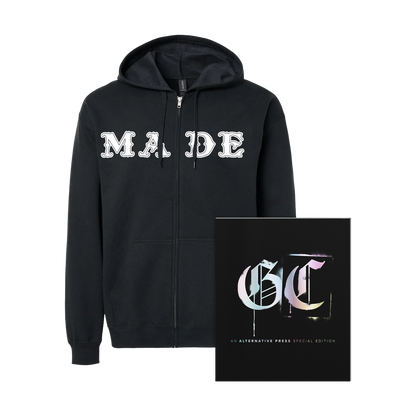 Good Charlotte x Alternative Press Special Collector's Edition Magazine + Made Zip Up Hoodie