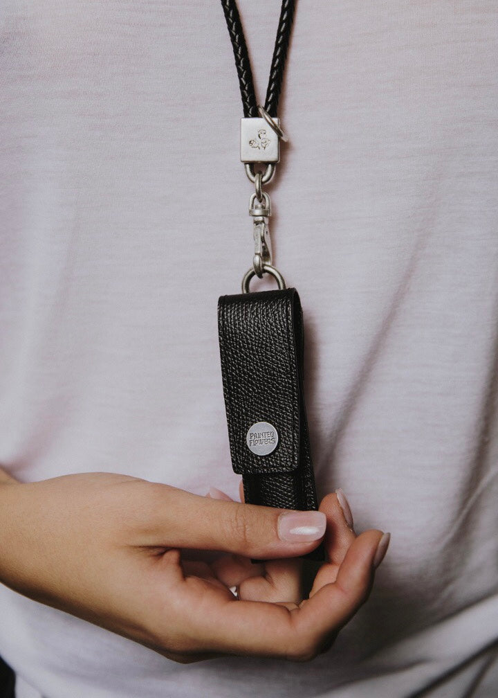 Painted Flower JUUL Case Silver