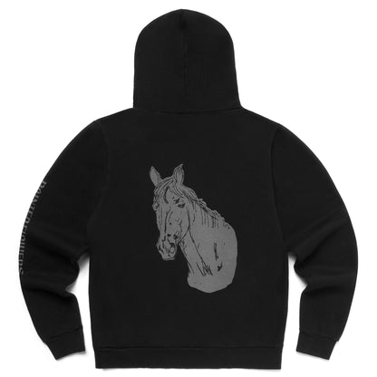 Painted Flower Horse Hoodie