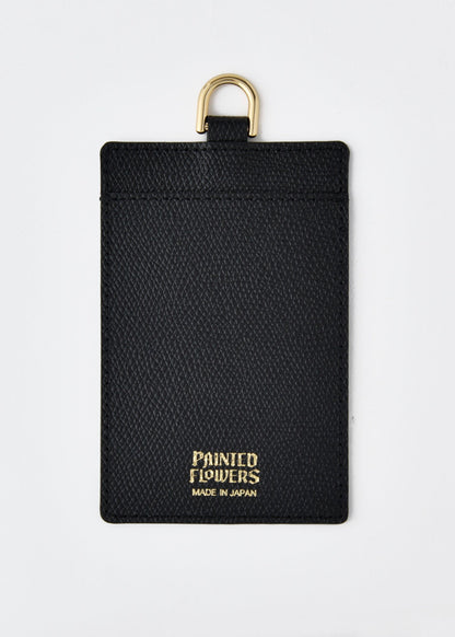 Painted Flower Card Holder Gold
