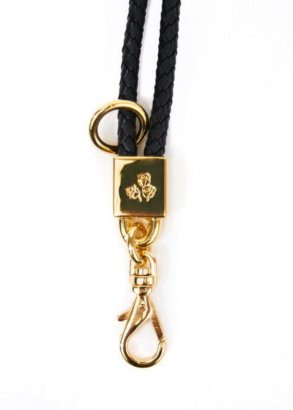 Painted Flower Proper Lanyard Gold