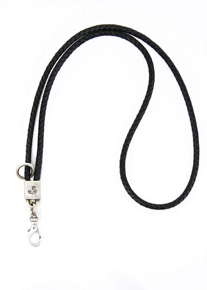 Painted Flower Proper Lanyard Silver