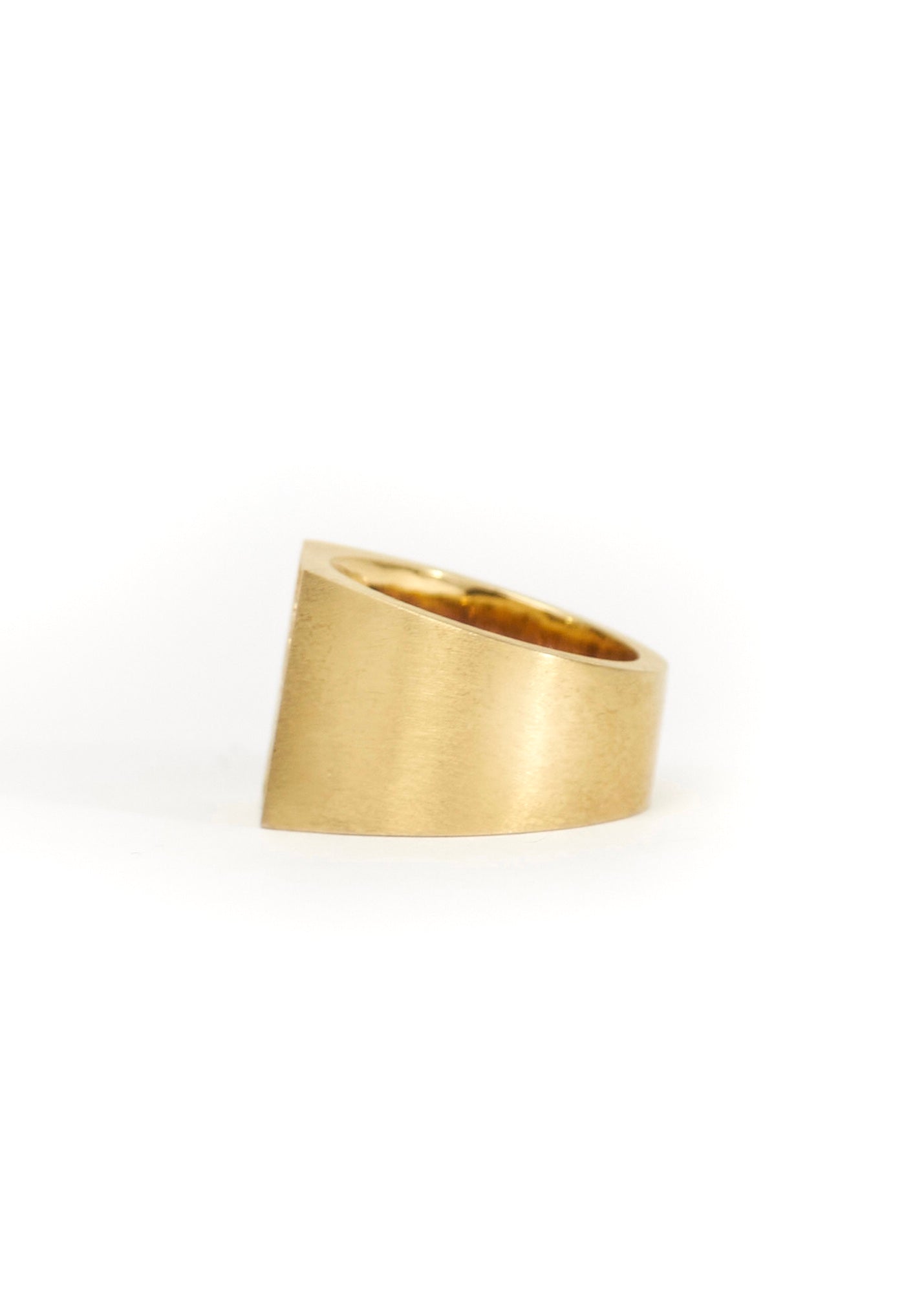 Painted Flower Sketch Rose Gold Ring