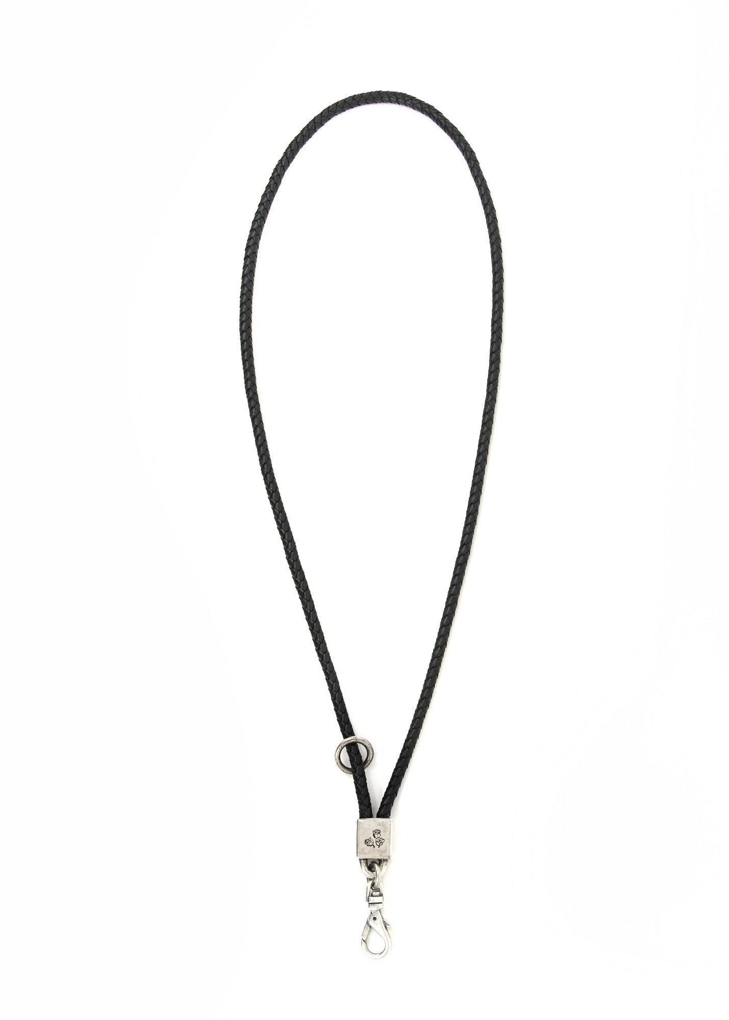 Painted Flower Proper Lanyard Silver