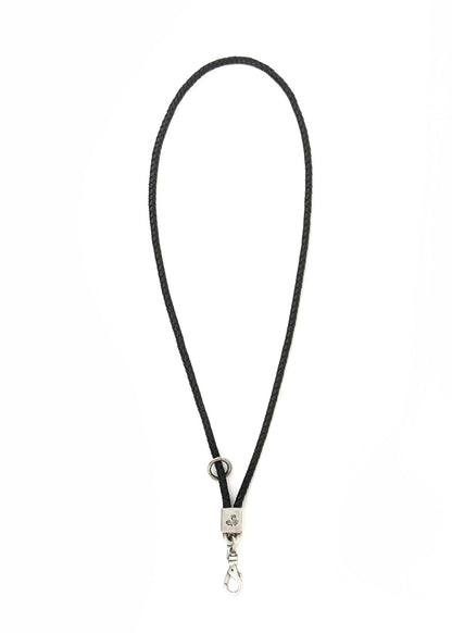 Painted Flower Proper Lanyard Silver