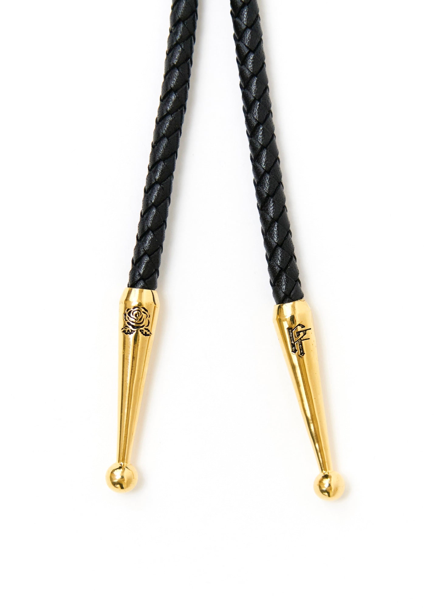 Painted Flower Little Rose Gold Bolo