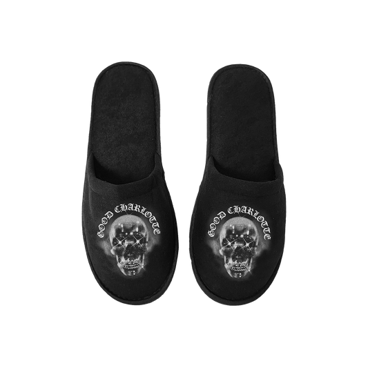 Good Charlotte Disco Skull Slippers